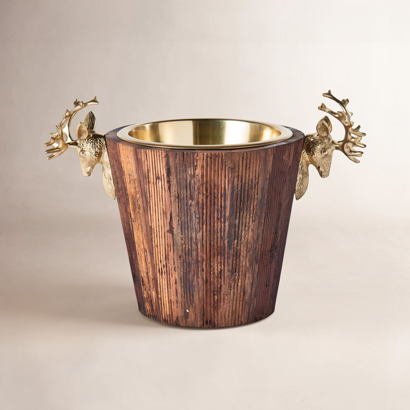 Chalet Wood Wine Bucket