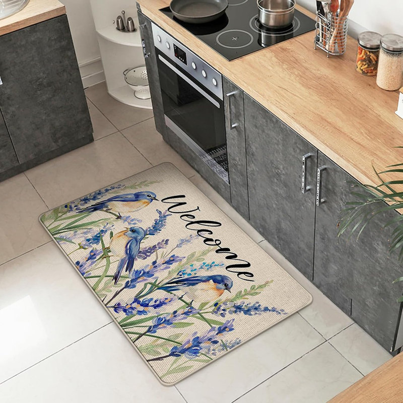 Tapis antidérapant Welcome Spring Summer