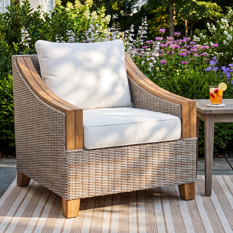 Carlton Teak Patio Chair with Sunbrella Cushions