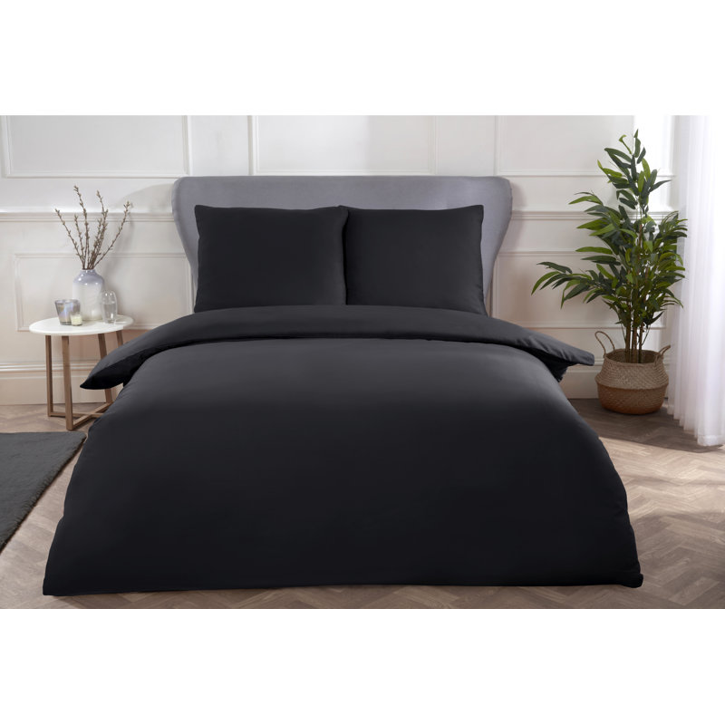 Armentrout Machine Woven Housewife Pillow Case, 48 x 74 cm, Black
