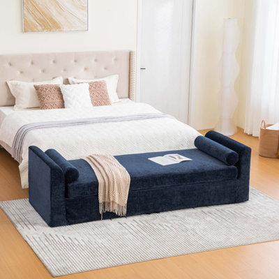 Banc moderne de 90,55 po de largeur