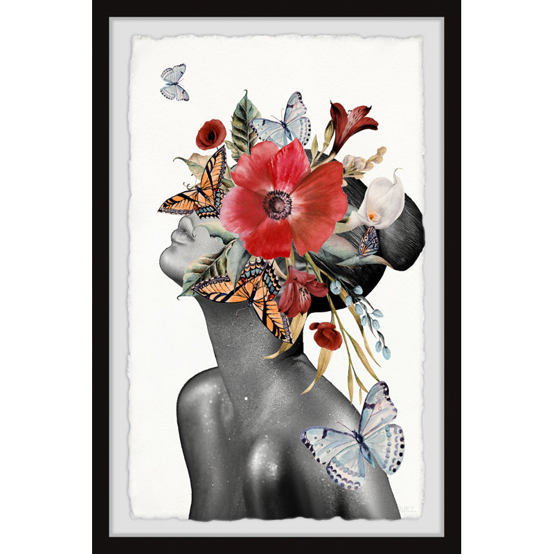Butterfly Bloom Sight by Parvez Taj - Single Picture Frame Print, 91cm H x 61cm W