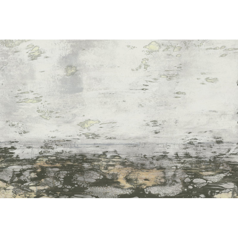 Neutral Horizon II by Jennifer Goldberger - Painting, 81 cm H x 122 cm W, Wrapped Canvas