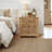 Harleen 3 - Drawer Solid Wood Nightstand-1436313353