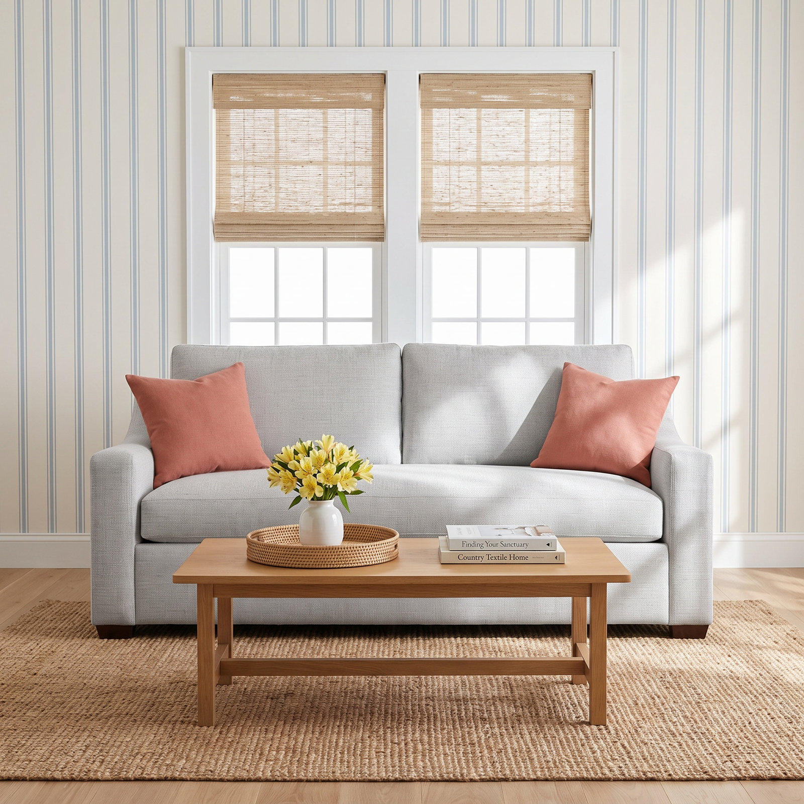 Cranbrook 78'' Upholstered Sofa, Lena Sand Performance Linen Blend