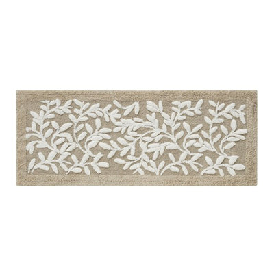 Tapis de bain en coton touffeté