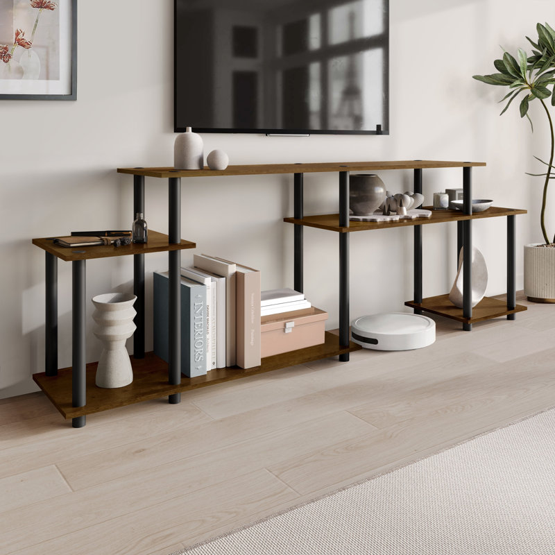 Meuble télé 3 niveaux Easy Twist, Brun