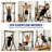 Foldable Adjustable Pull Up and Dip Station Pull Up Bar for Home Gym
