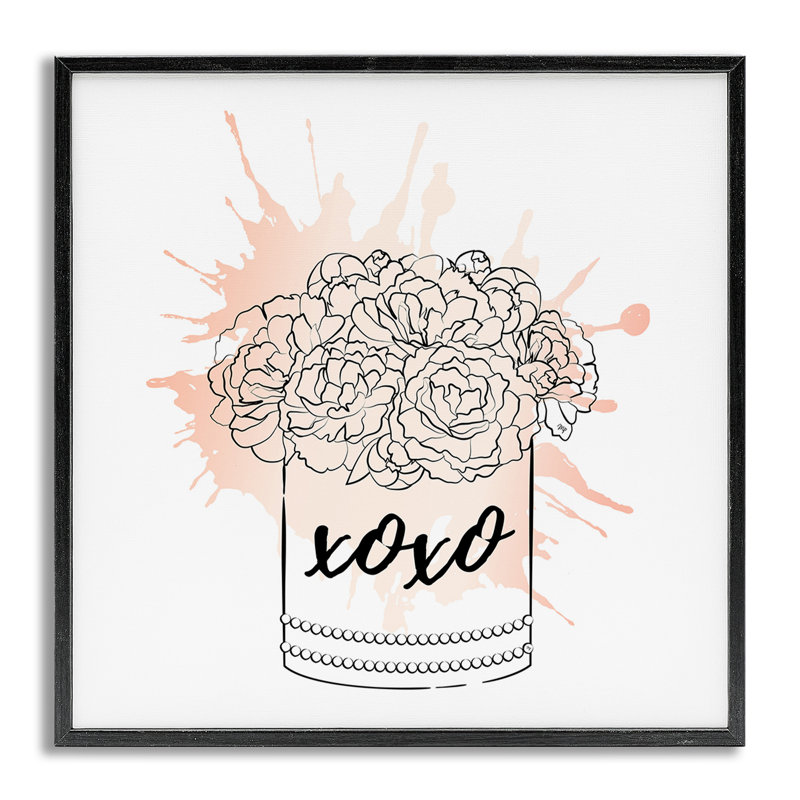 «Xoxo», art giclée par Martina Pavlova, Estampe numérique Farmhouse, H 17 po x l 17 po