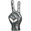 Lusk Peace Sign Sculpture-69335246