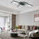 Raffa 3-Light Neutral Style Rectangular LED Semi Flush Mount Ceiling Light
