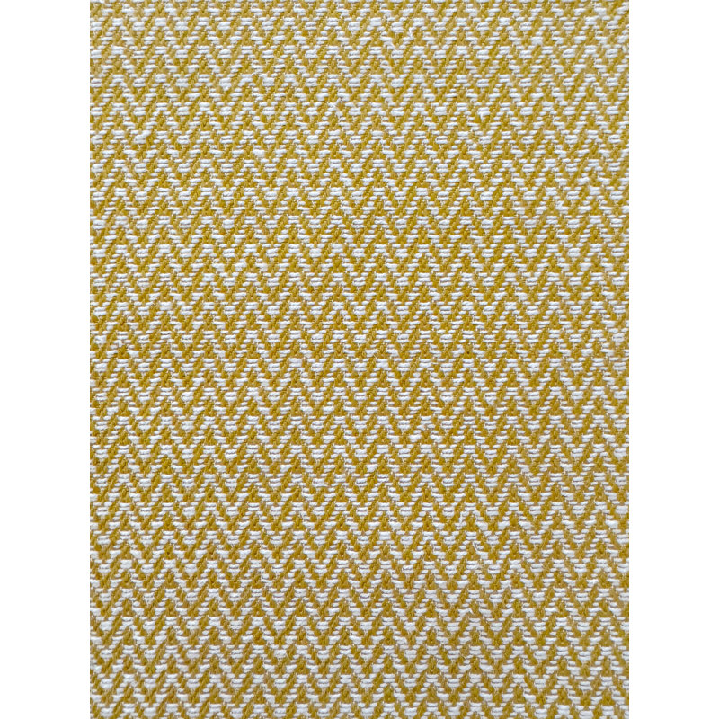 Marisol Herringbone Bay Indoor Outdoor Pillow 20x20, Yellow, Square 24", Polyester