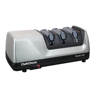 EdgeCraft brings new technology to knife sharpening introducing  Rechargeable DC Electric Knife Sharpeners. Designed with a smaller  footprint than other electric sharpeners, it still has all the sharpening  power EdgeCraft is known