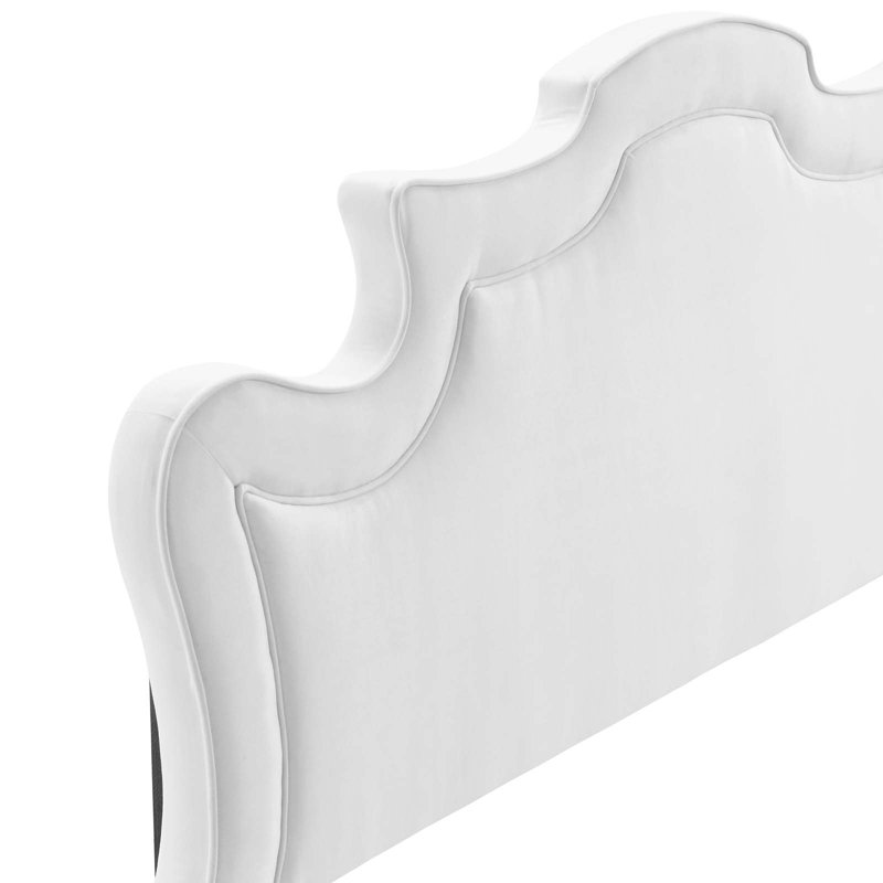 Modway Evangeline Performance Velvet Headboard, Twin, White