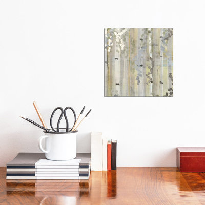 Spring Birch Grove II by Susan Jill - Wrapped Canvas Painting