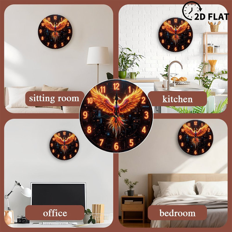 Horloge murale Phoenix