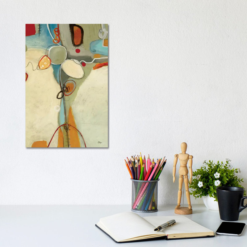 Lisa Ridgers - Wrapped Canvas Painting, 30.48cm H x 20.32cm x W 1.91cm D