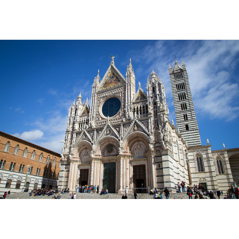Cathédrale de Sienne, Toscane par Marcoscisetti - Photographie sur toile tendue, H 8 po x l 12 po