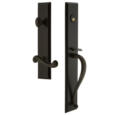 Fifth Avenue Complete Inactive Dummy Handleset with Newport and Rosette