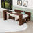 Multifunctional Daybed with Drawers and Desk,Shelves-423747375-423747371