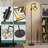 Dimmable Rotatable Modern Farmhouse Floor Lamp With LED Bulb For Living Room, Bedroom, Office
