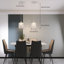 Luminaire suspendu en cristal 2 pièces