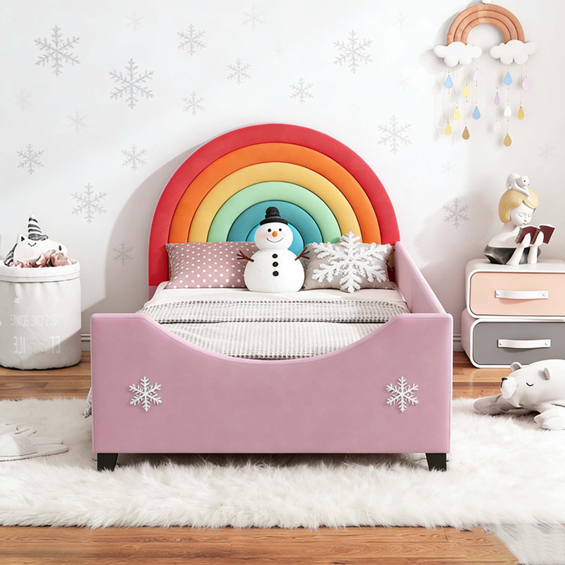 Lit de jour simple rembourré Rainbow