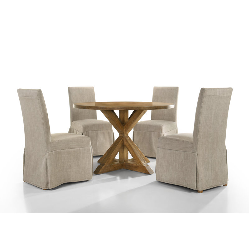 4 - Person Pedestal Base Dining Set