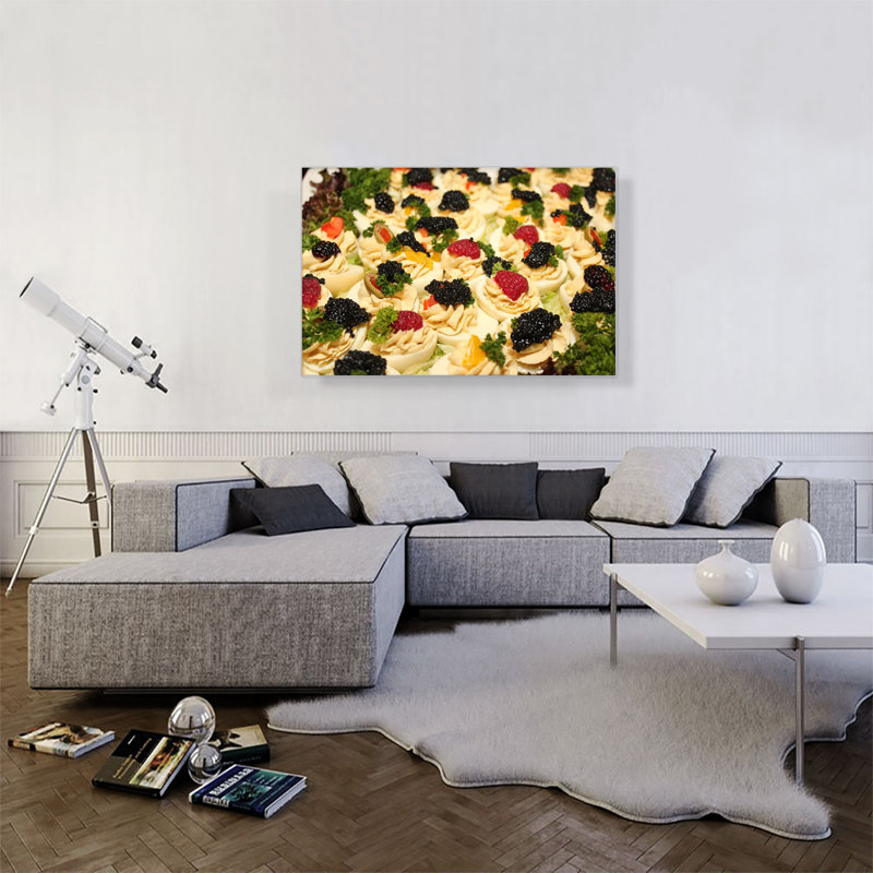 " Caviar Restaurant ", 26" H x 40" W x 0.75" D