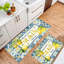 Tapis de cuisine 2 pièces Lemon