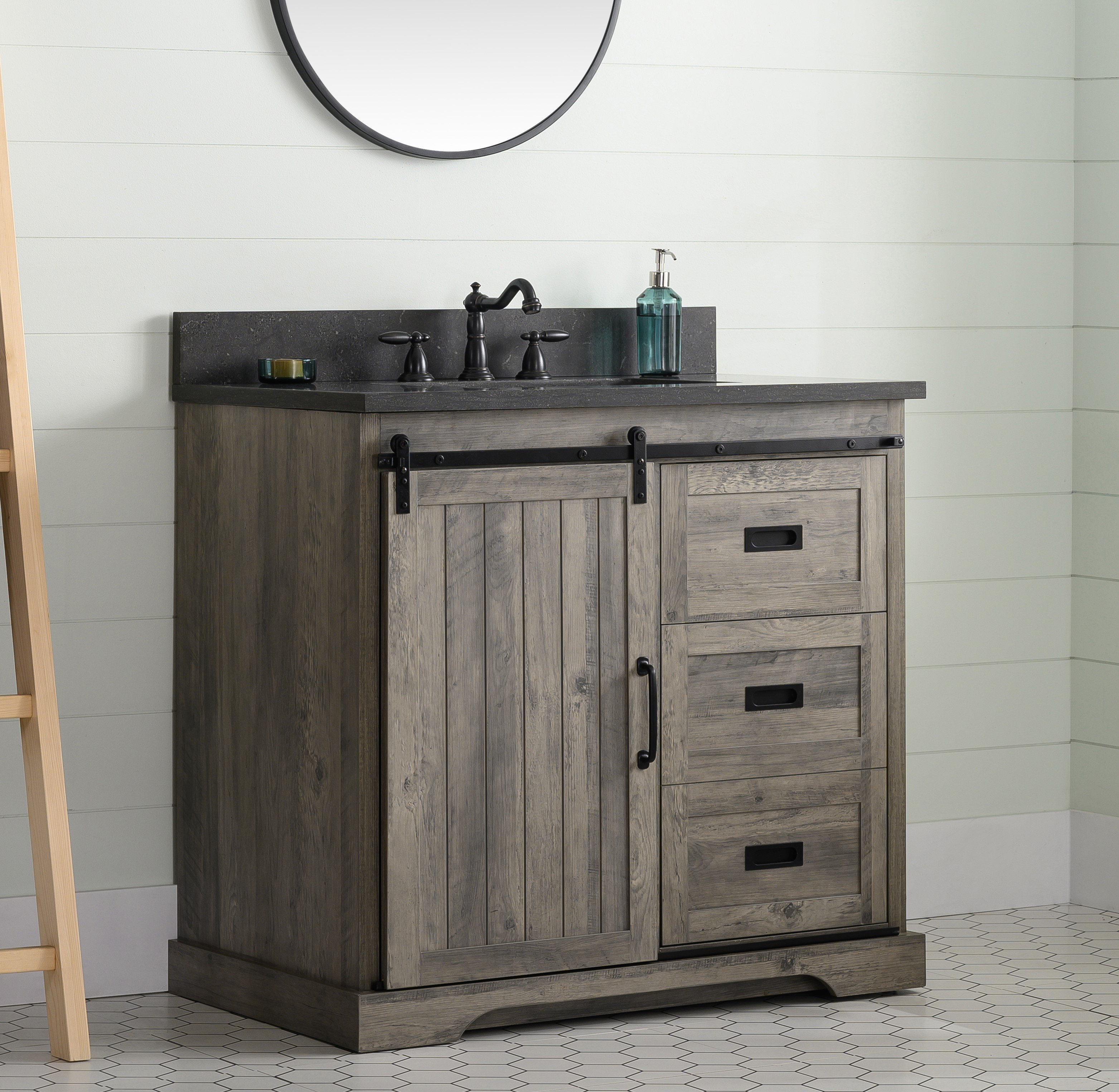 Laurel Foundry Modern Farmhouse Cayden 36'' Single Bathroom Vanity with ...