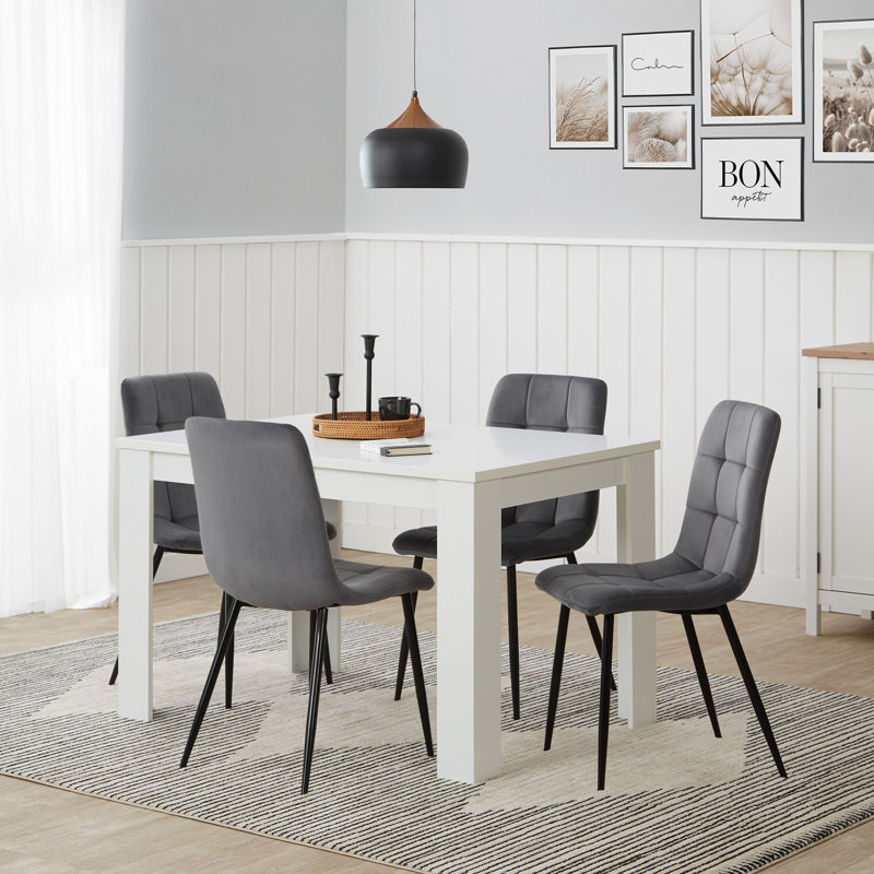 Alfonce 4 - Person Dining Set