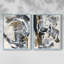Nature's Winterland II - reproduction encadrée de qualité supérieure - prête à être accrochée - aucun clou requis - aucun clou requis-873301851-873301855