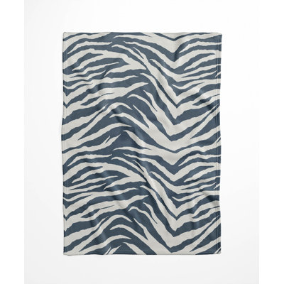 Zebra Patch Velveteen Fleece Blanket