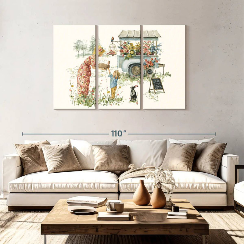 Lelend Blissful Moments II, 48" H x 74" W