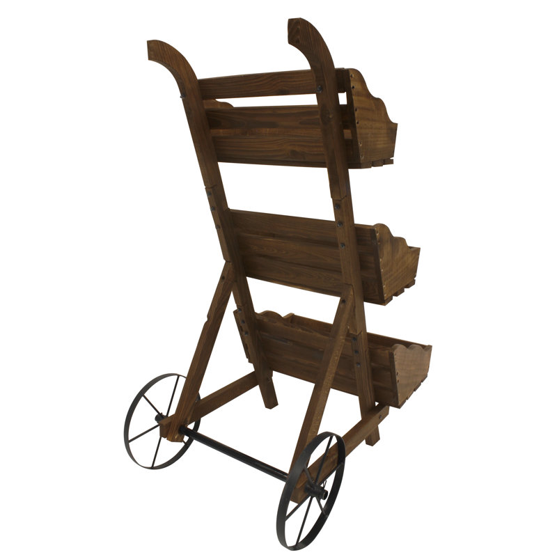 Pattison Wood Wheelbarrow Planter