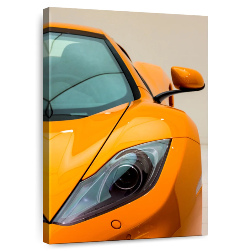 Voiture de sport Mehar Orange McLaren 12C, H 36 po x l 24 po