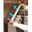 Cintre pour pantalons pliable en acier inoxydable-61822310