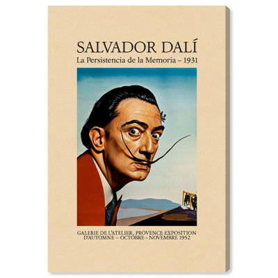 Salvador Dali, persistance, impressions sur toile par Art Remedy