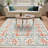 Washable Vintage Floral Hallway Runner Rug, Non-Slip, Stain-Resistant, for Kitchen, Laundry & Bathroom - Black-604852437