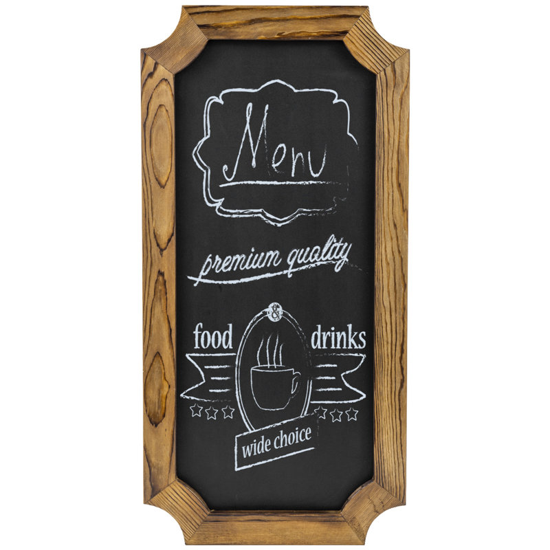 Wall Mounted 64.8 cm Decorative Memo Board Chalkboard