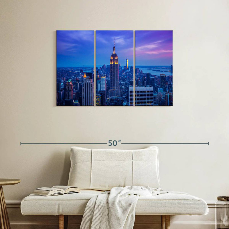 Lilie Dusky Empire State Building, H 24 po x l 38 po