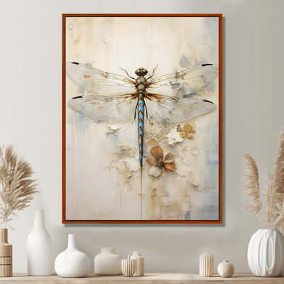 Dragonfly Delight III - Dragonfly Canvas Art