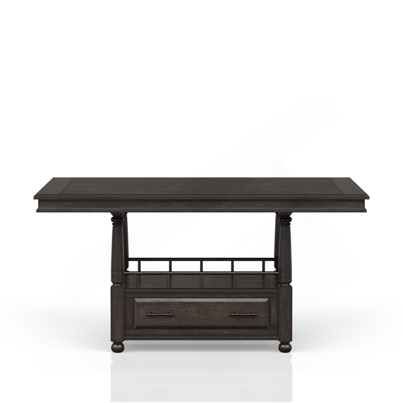 Deep Coffee Counter Height Dining Table