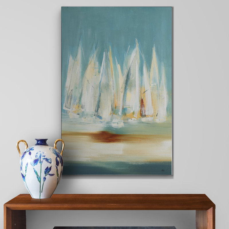 « a day to voile ii », peinture sur toile tendue, H 12 po x l 8 po x P 1 po