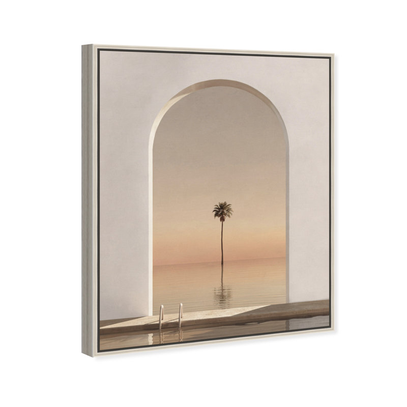Summer Vision Landscape & Nature Canvas Print by Oliver Gal, Black Frame, 16 x 20, 31"H x 37"W, Silver Floater Frame