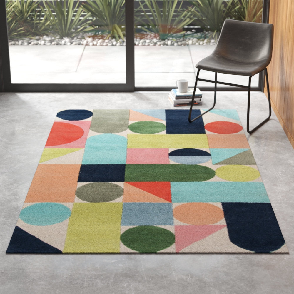 Glory Hand Tufted Wool Rug, Rectangle 8' x 10'