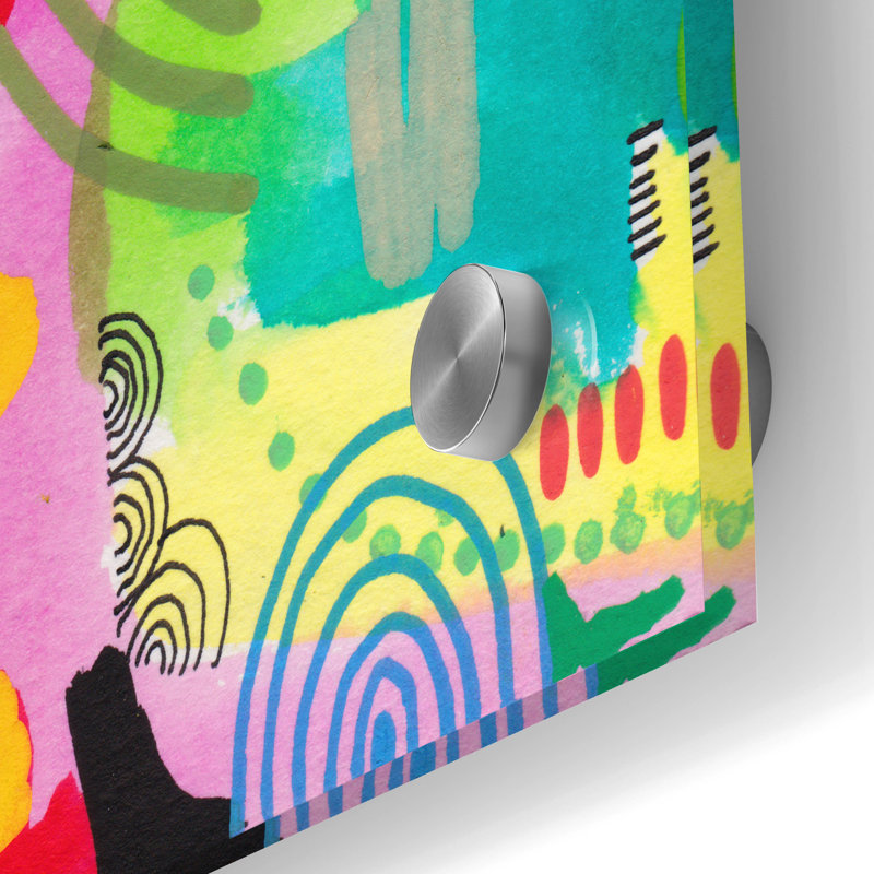 Epic Art «Candy Corner» par Hello Angel, acrylique Gla «Candy Corner» par Hello Angel, H 36 po x l 24 po x P 0,2 po