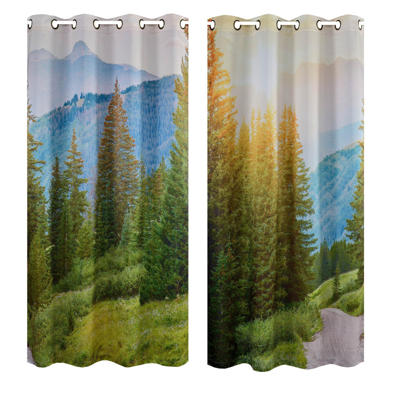 Room Darkening Curtain Pair, 27" W x 90" L
