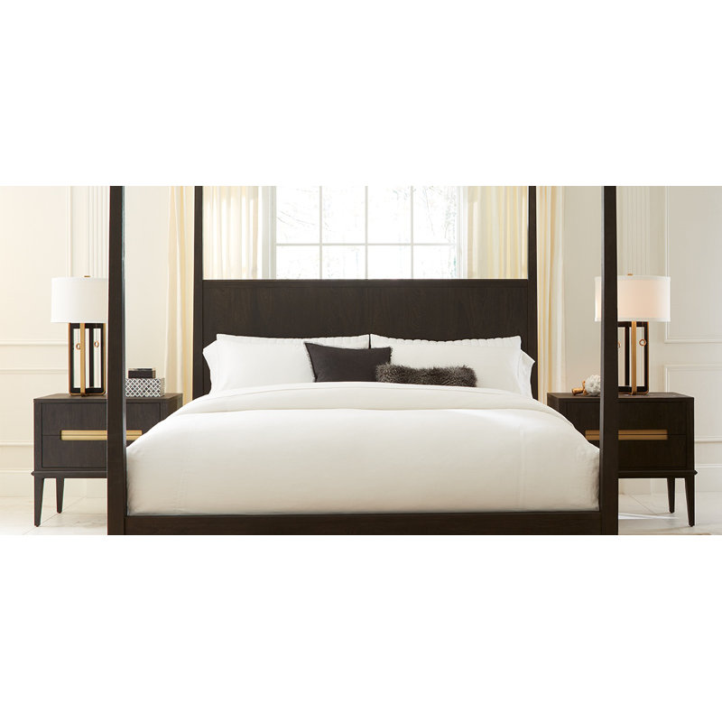 Palmer Upholstered Standard 2 Piece Bedroom Set, Queen, Mink